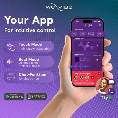 Nastavitelný vibrátor pro páry We-Vibe Sync 2, sametově zelený - obrázek 9