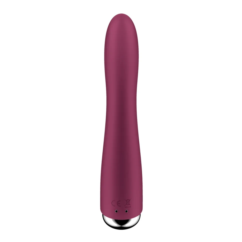 Rotační vibrátor na bod G Satisfyer Spinning Vibe 1, červený - obrázek 3
