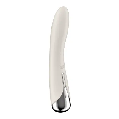 Rotační vibrátor na bod G Satisfyer Spinning Vibe 1, béžový - obrázek 4
