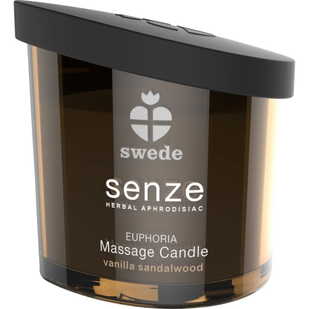 Masážní svíčka Swede Senze Euphoria, vanilka a santalové dřevo, 50 ml