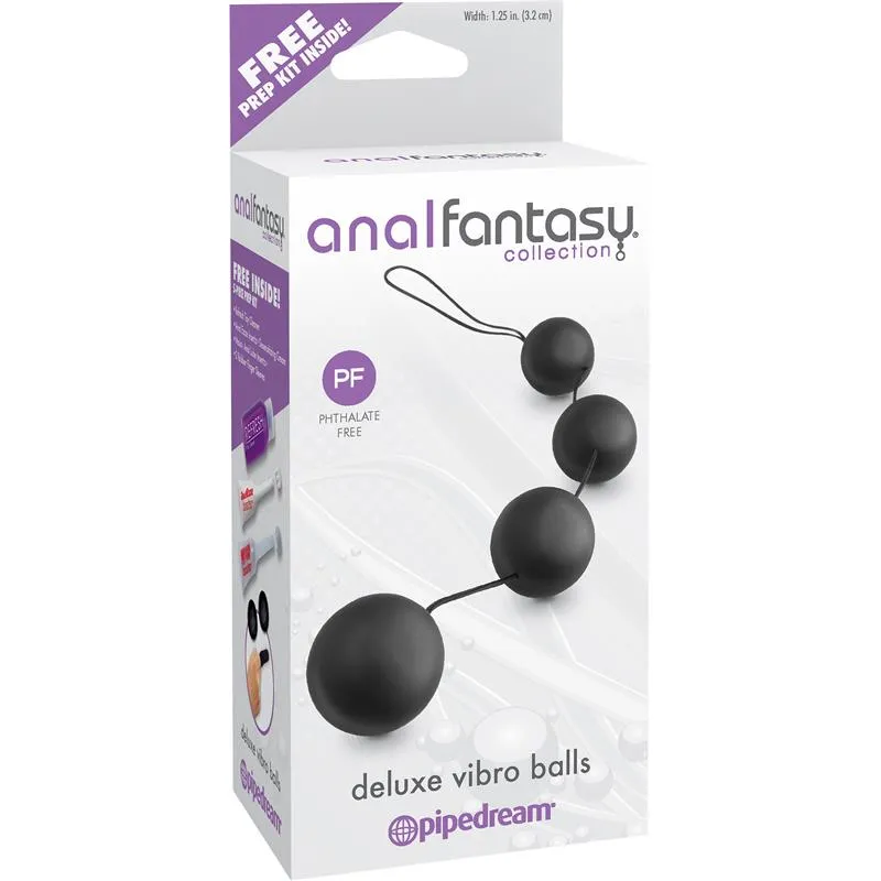 Anální kuličky Anal Fantasy Vibro Balls, 4 kuličky 3,2 cm - obrázek 2