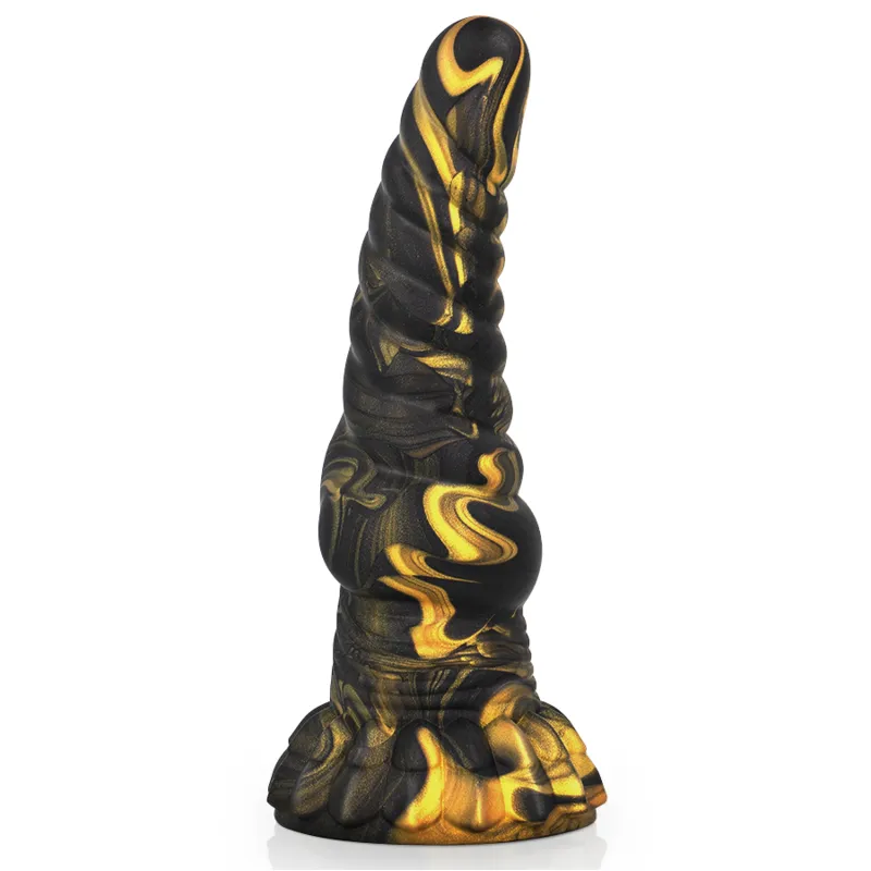 Silikonové dildo EPIC Furias inspirované řeckou mytologií, 17,6 cm, černé
