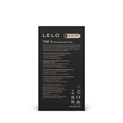 Vibrační erekční kroužek LELO TOR 3, ovládání aplikací, fialový - obrázek 4
