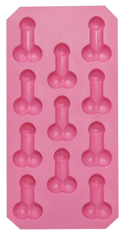 Párty forma na led You2Toys z TPR na 11 kostek, růžová, 20 x 11 cm - obrázek 3
