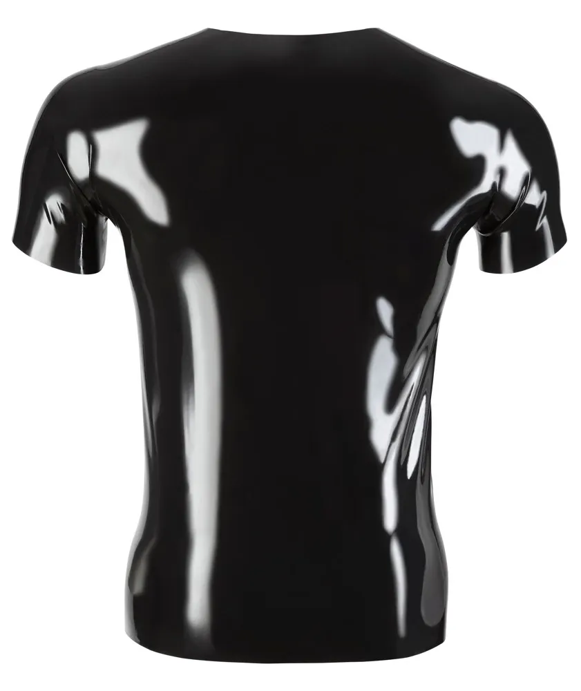 Latexové tričko LateX s krátkým rukávem, černé, unisex, S - obrázek 8