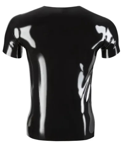 Latexové tričko LateX s krátkým rukávem, černé, unisex, S - obrázek 8