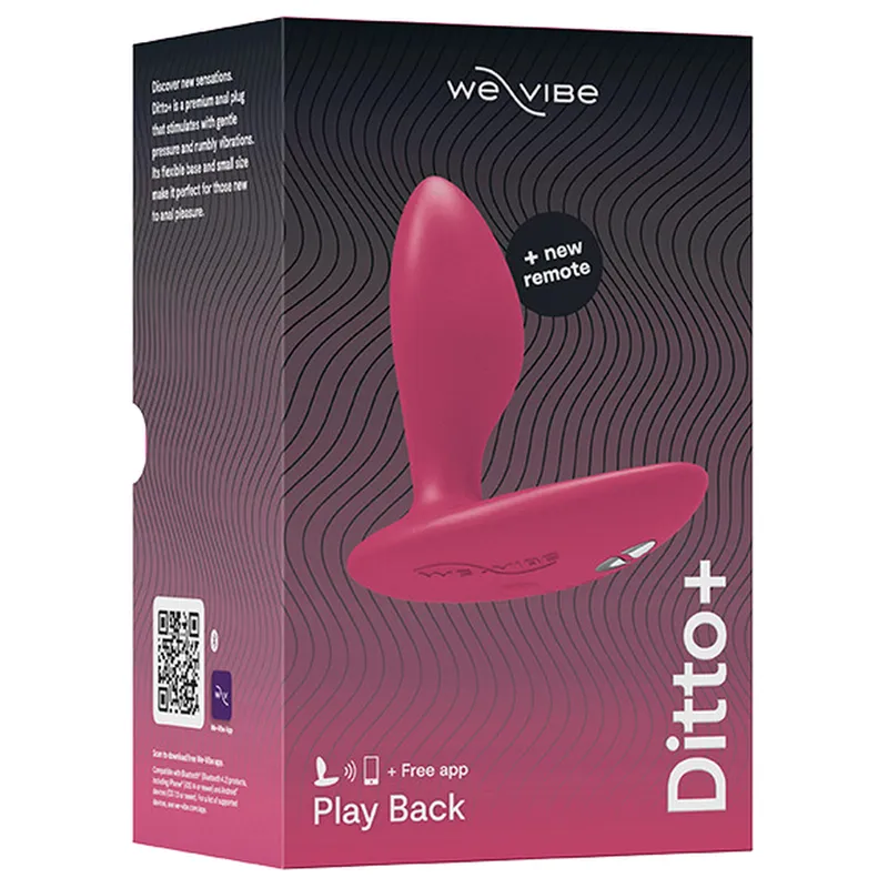 Vibrační anální kolík We-Vibe Ditto+, růžový - obrázek 15