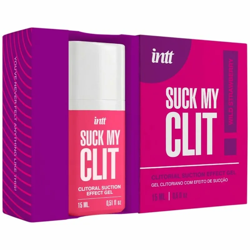 Stimulační gel na klitoris se sacím efektem INTT Suck My Clit, lesní jahoda, 15 ml - obrázek 3