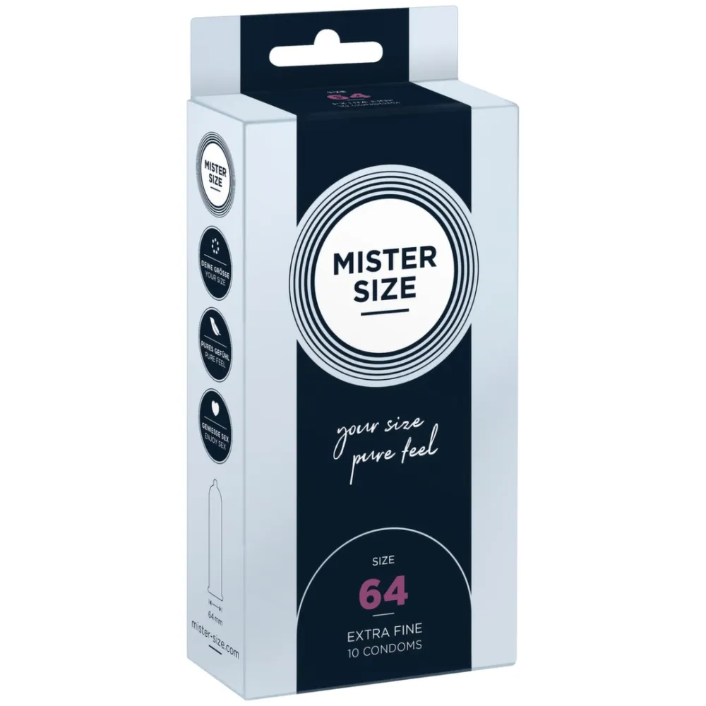 Kondomy Mister Size 64 mm, velikost XXL, 10 ks