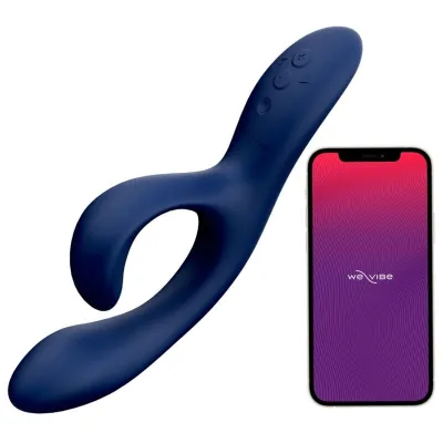 Rabbit vibrátor We-Vibe Nova 2 s ovládáním přes aplikaci, půlnočně modrý - obrázek 10