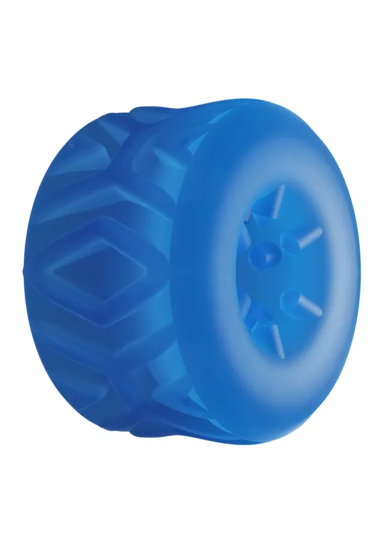 Silikonový erekční kroužek ToyJoy Hero 4-in-1 Grid Ring, natahovač varlat, černý - obrázek 4