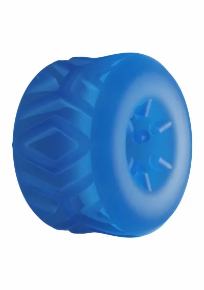 Silikonový erekční kroužek ToyJoy Hero 4-in-1 Grid Ring, natahovač varlat, černý - obrázek 4