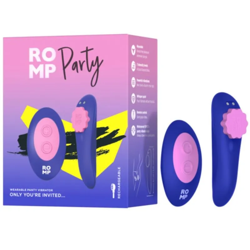 Vibrátor do kalhotek ROMP Party s magnetem a dálkovým ovládáním - obrázek 8