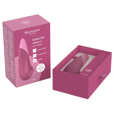 Tichý přikládací vibrátor Womanizer Vibe, starorůžový - obrázek 10