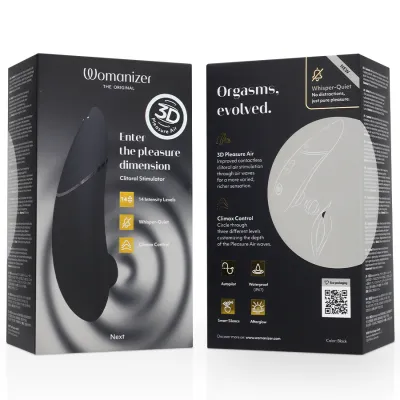 Tlakový stimulátor klitorisu Womanizer Next, černý - obrázek 15