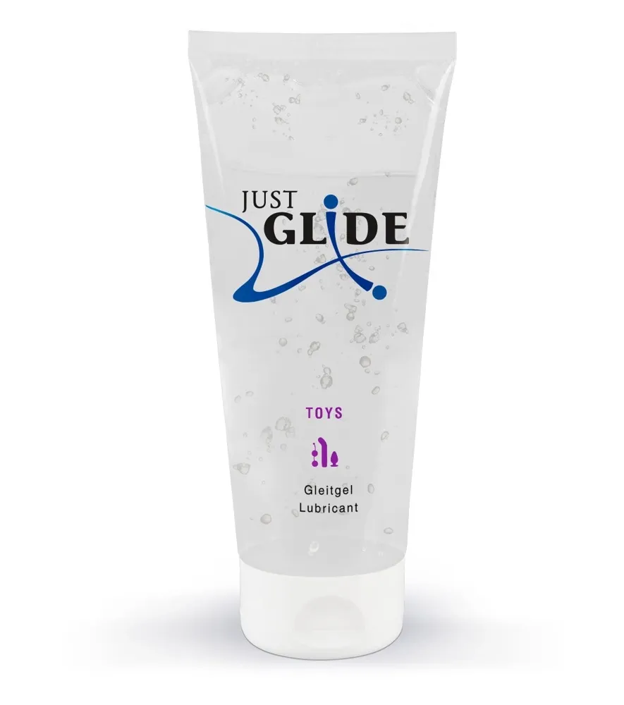 Lubrikační gel na pomůcky Just Glide Toy Lube, na vodní bázi, 200 ml