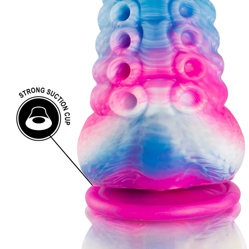 Silikonové dildo chapadlo EPIC Phorcys, malé, 17 cm, modré - obrázek 9