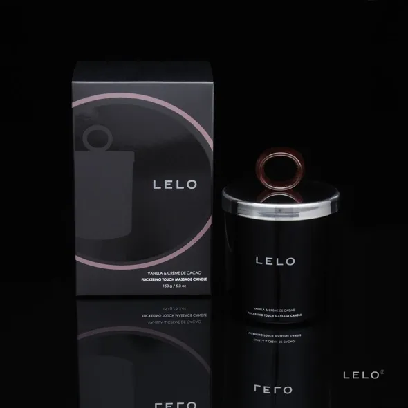 Masážní svíčka LELO, vanilka a kakaový likér, 150 g - obrázek 2