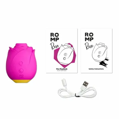 Tlakový stimulátor klitorisu ROMP Rose 2.0, růžový, limitovaná edice - obrázek 6