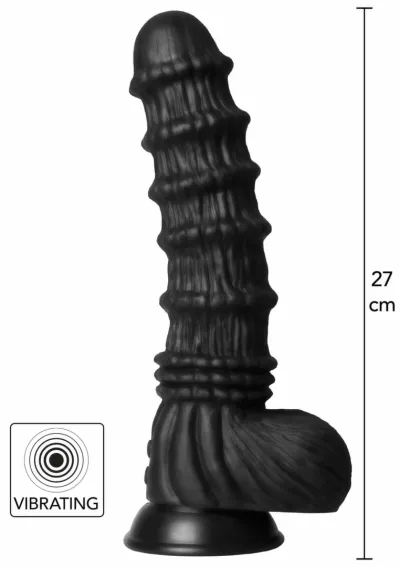 Vibrační dildo s přísavkou Hidden Desire Dragon Monster, silikon, 28 cm