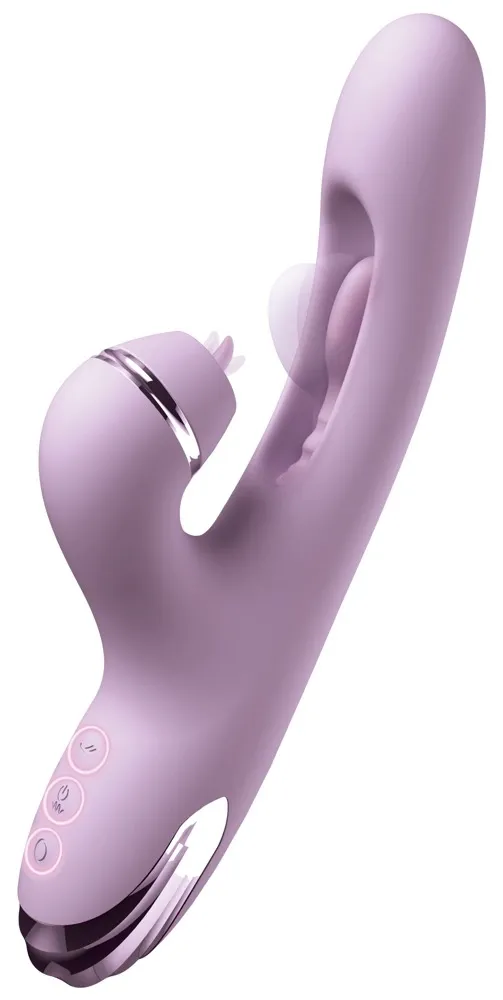 Rabbit vibrátor na bod G a klitoris Fantasy For Her G-Touch Pulse Pro, fialový - obrázek 3