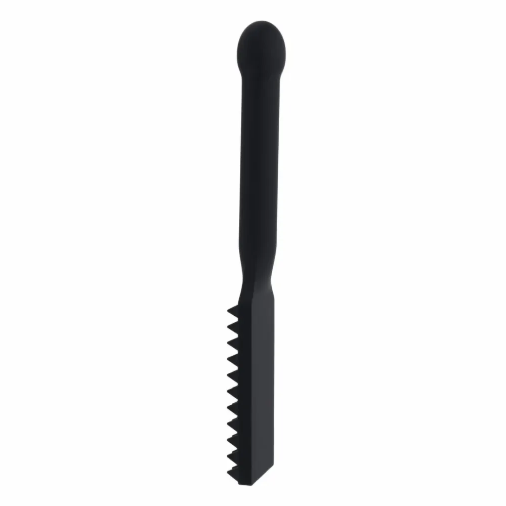 Silikonová plácačka s hroty Sportsheets Edge Spiked Paddle, kovové jádro, černá - obrázek 6