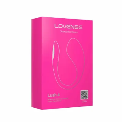 Vibrační vajíčko Lovense Lush 4 ovládané aplikací, s barevným LED ocáskem, růžové - obrázek 9