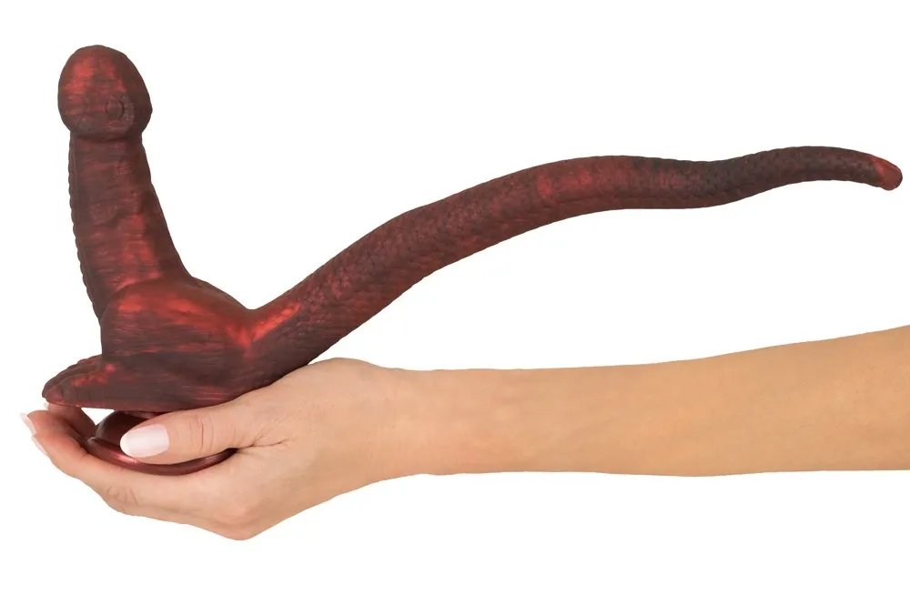 Oboustranné fantasy dildo Beasty Cocks Panthera Double s přísavkou, silikon, 47 cm - obrázek 7