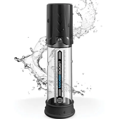 Vakuová pumpa na penis Pump Worx Max Boost, černá - obrázek 4