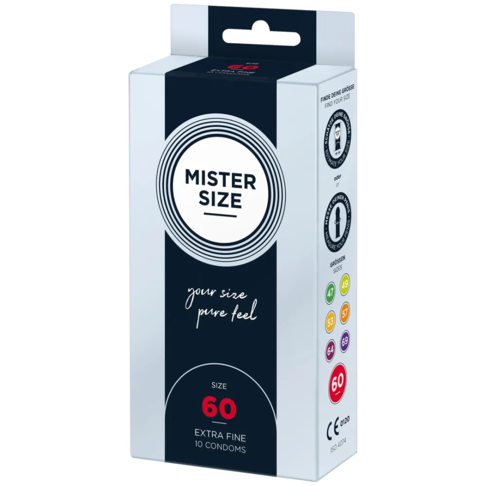 Kondomy Mister Size 60 mm, velikost XL, 10 ks - obrázek 3