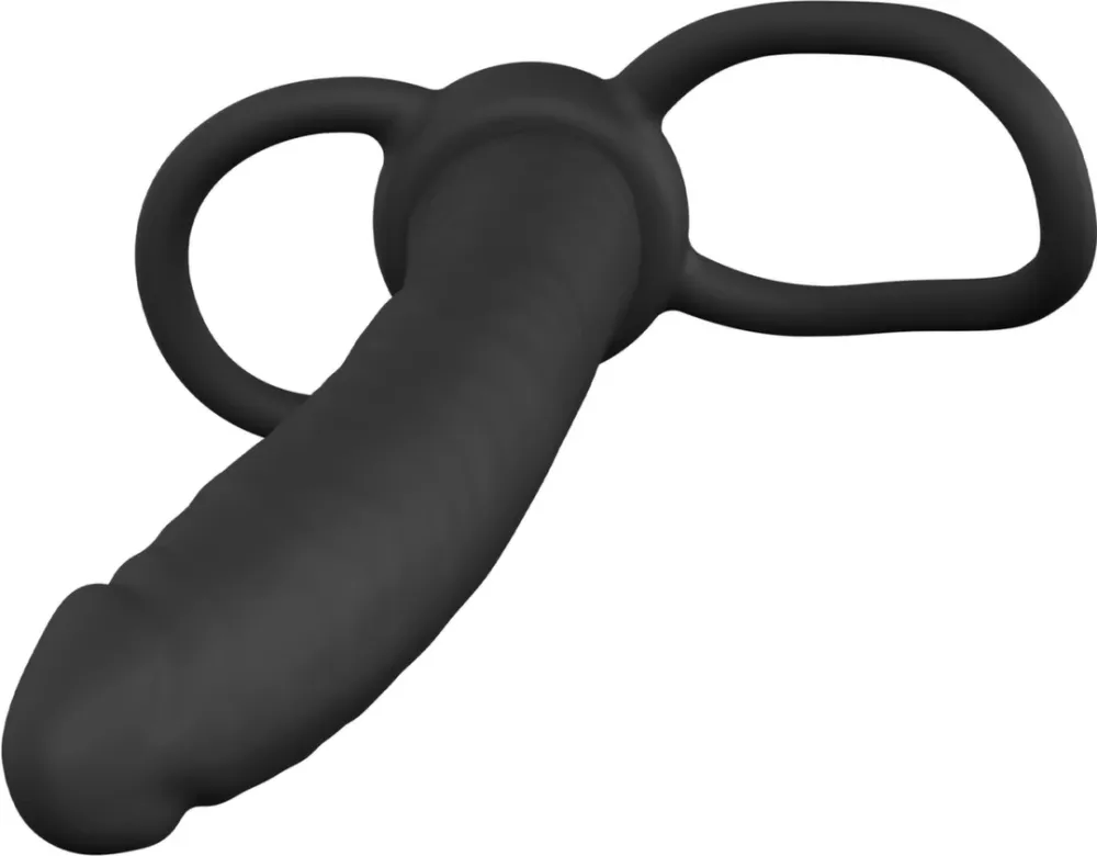 Anální dildo Extreme by Hidden Desire Double Trouble, silikon, černé - obrázek 6