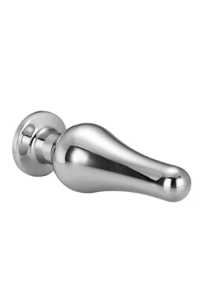 Anální kolík Dream Toys Gleaming Love Silver Plug S, hliník, s kamínkem, stříbrný - obrázek 5