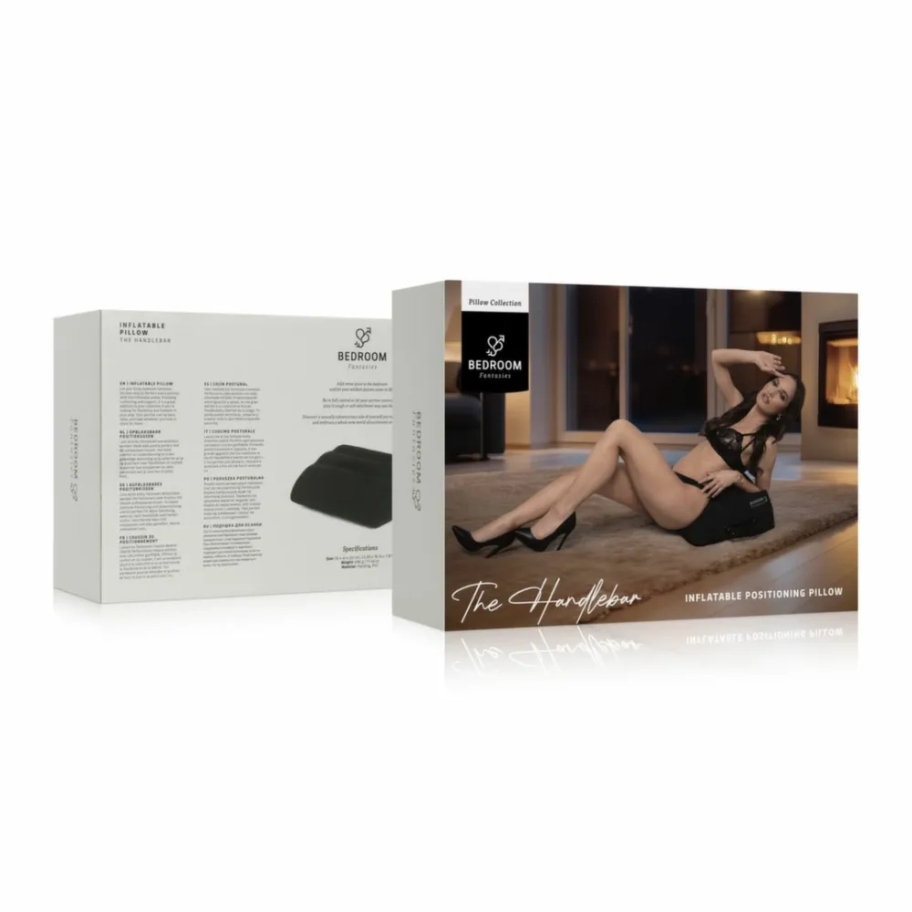 Nafukovací polohovací polštář Bedroom Fantasies Handlebar s madly, černý - obrázek 8