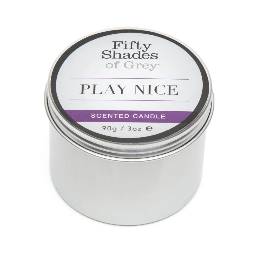 Vonná sójová svíčka Fifty Shades of Grey Play Nice, vanilka, 90 g - obrázek 2
