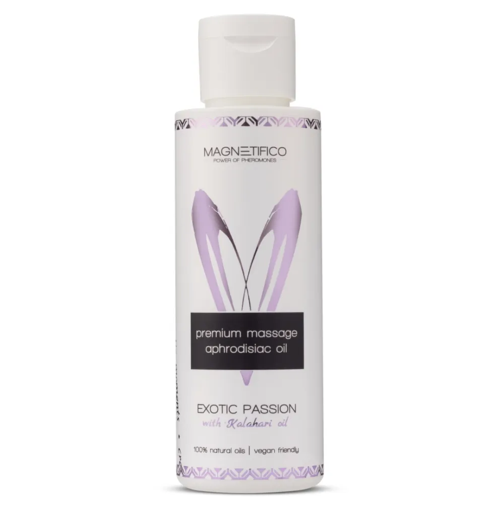 Masážní olej Magnetifico Exotic Passion z rostlinných olejů, 100 ml - obrázek 2