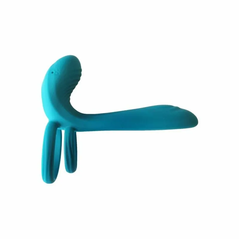 Vibrační erekční kroužek pro páry Xocoon Couples Vibrator Ring, zelený - obrázek 3