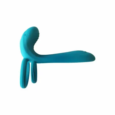 Vibrační erekční kroužek pro páry Xocoon Couples Vibrator Ring, zelený - obrázek 3