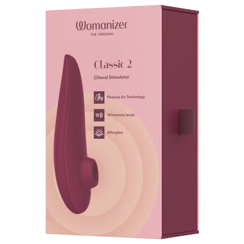 Tlakový stimulátor klitorisu Womanizer Classic 2, vínový - obrázek 11