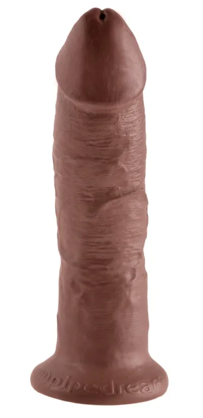 Realistické dildo King Cock s přísavkou, 22,9 cm, hnědé - obrázek 3
