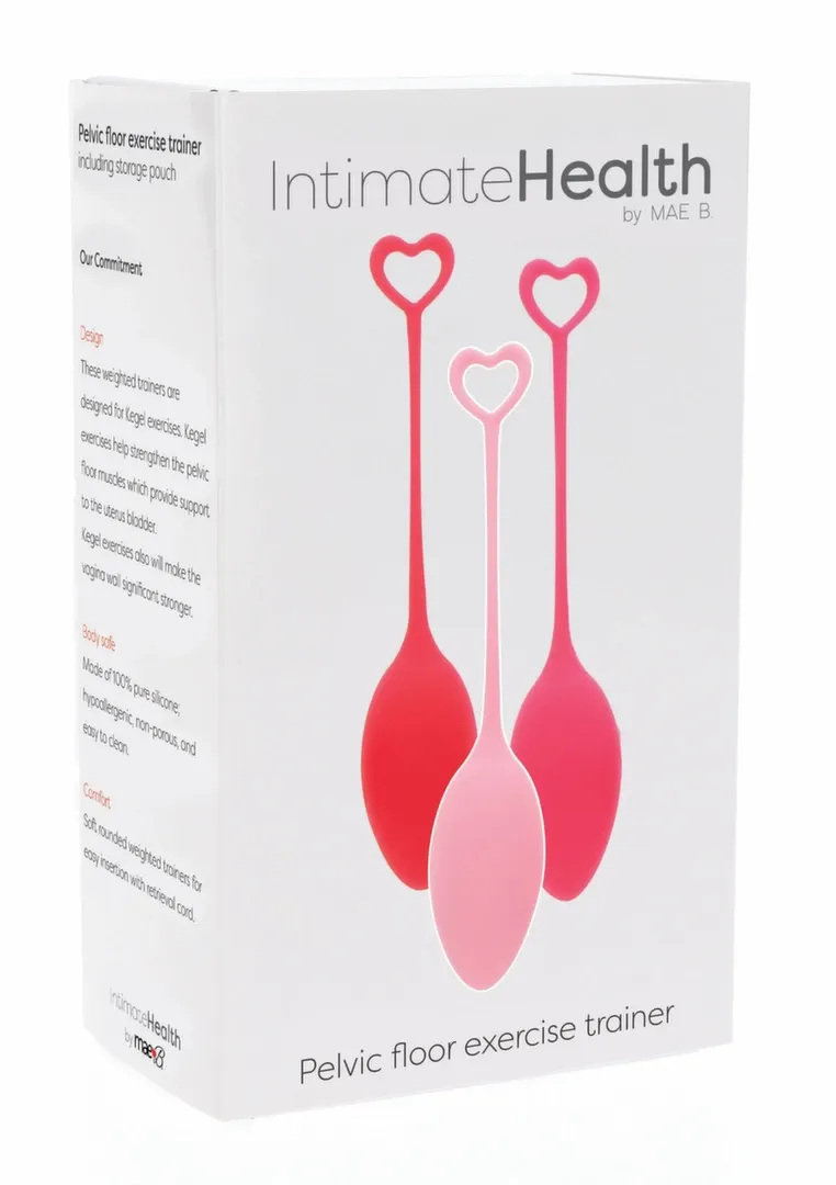 Venušiny kuličky se závažím Mae B Pelvic Floor Exercise Trainer, sada, silikon - obrázek 3