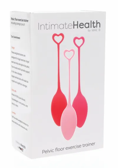 Venušiny kuličky se závažím Mae B Pelvic Floor Exercise Trainer, sada, silikon - obrázek 3