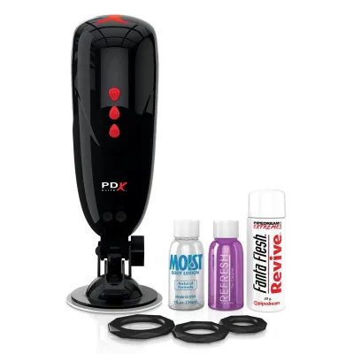 Mluvící vibrační masturbátor PDX Elite Dirty Talk Starter Stroker, černý - obrázek 6