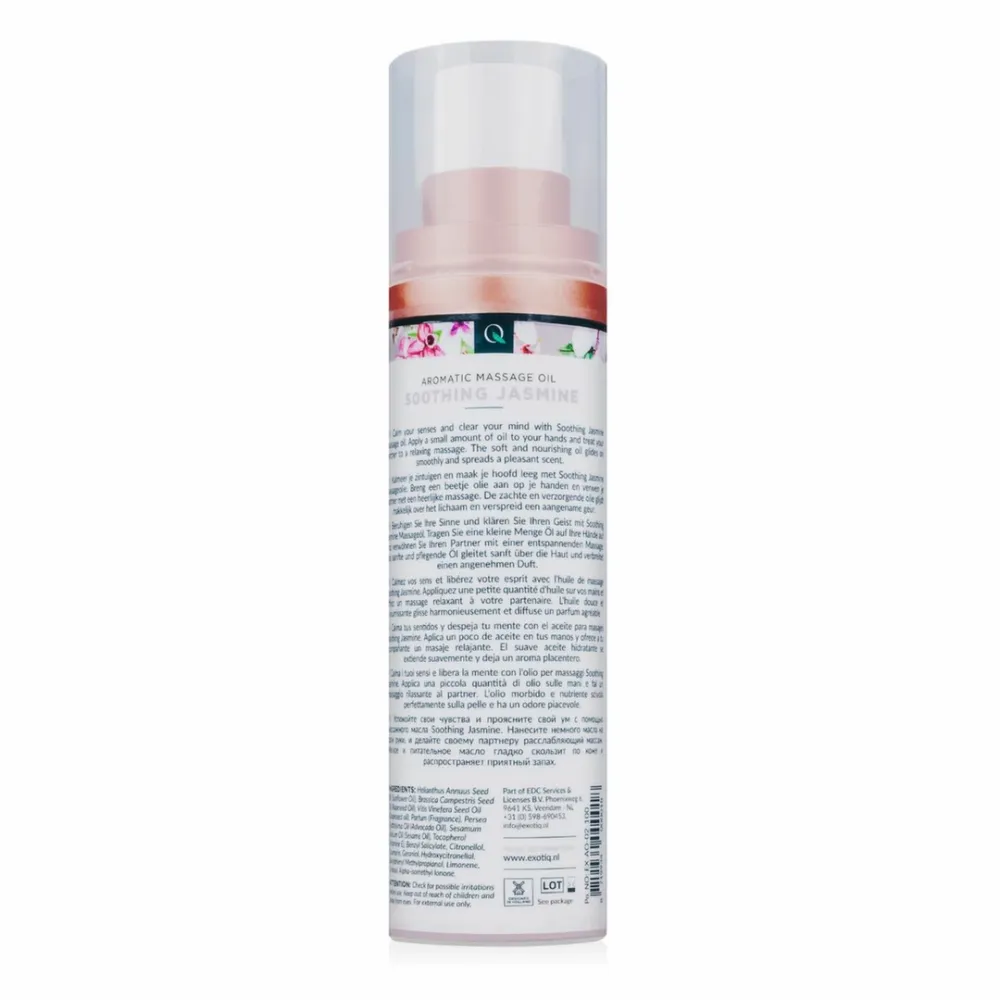 Masážní olej Exotiq Soothing Jasmine s vůní jasmínu, 100 ml - obrázek 5