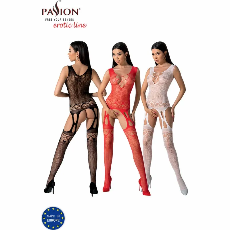 Bodystocking PASSION BS099, černý, univerzální velikost - obrázek 8