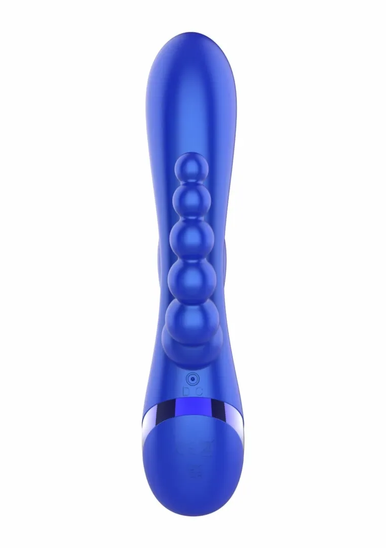Vibrátor Xocoon Triple Love s klepáním a kuličkami, silikon, fialový - obrázek 8