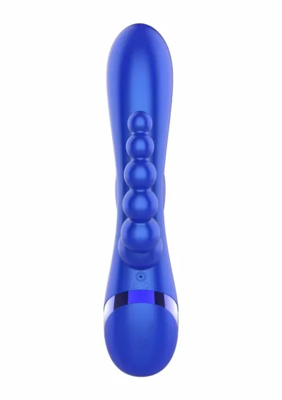 Vibrátor Xocoon Triple Love s klepáním a kuličkami, silikon, fialový - obrázek 8