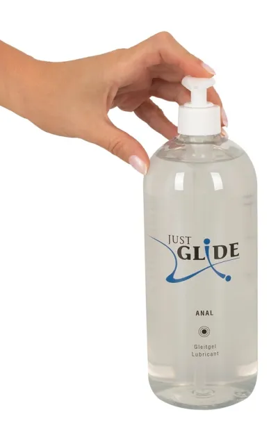 Anální lubrikační gel Just Glide Anal na vodní bázi, veganský, 1 l - obrázek 4