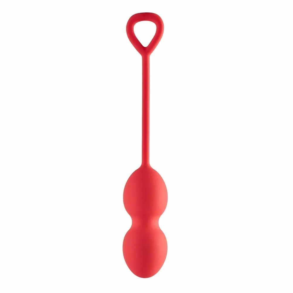 Venušiny kuličky Love Signal Playful Drops, dvojité, silikon, růžové - obrázek 2