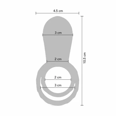 Vibrační erekční kroužek pro páry Xocoon Couples Vibrator Ring, zelený - obrázek 6