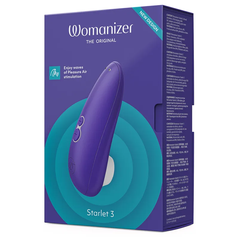 Tlakový stimulátor klitorisu Womanizer Starlet 3, indigový - obrázek 8